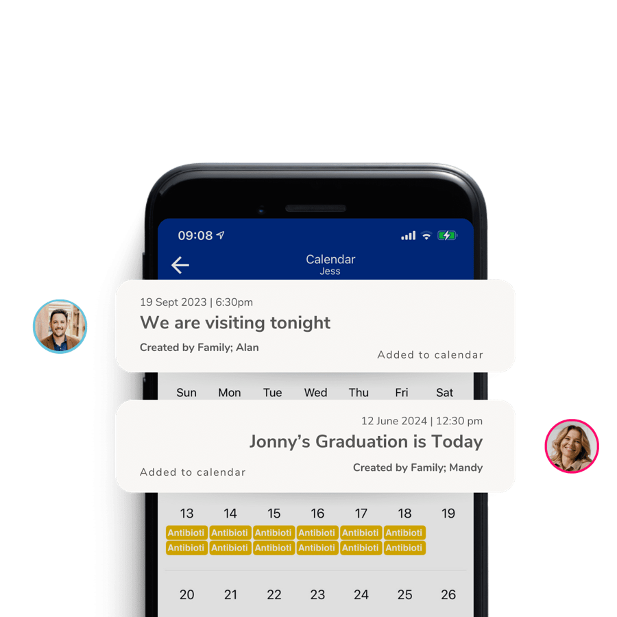 The Companion App calendar